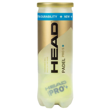 HEAD Pro S+ Padel Balls (3 Ball Can)