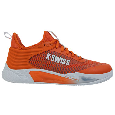 K-Swiss Men's Hypercourt Pinnacle Tennis Shoe (Scarlet Ibis/White/Infinity) 