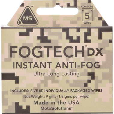 Moto Solutions FogTech DX Instant Anti Fog (Box of 5)