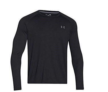 Under Armour Men's Tech Long Sleeve T-Shirt (Black)