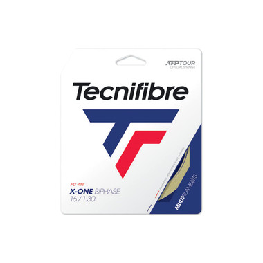 Tecnifibre X-ONE Biphase 16G Natural Tennis String (Set)