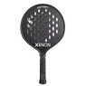 Vector Pro Spin Max Version 2 Platform Tennis Paddle by Xenon Paddle, Oversize Head, Even Balance Point, Medium Firmness Foam Core, Power and Control, 4.25” Grip, Black/Black