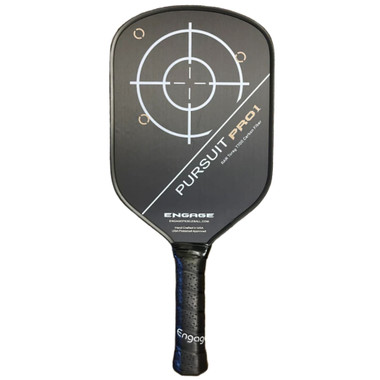 Engage Pursuit Pro1 Power Series | Raw T700 Carbon Fiber Pickleball Paddle (Artic Gold, Standard (8.0-8.3 oz))