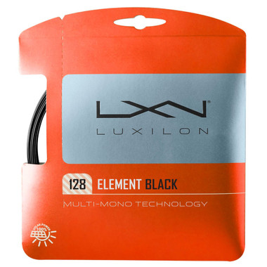 Luxilon Element 130 Tennis String Set (Black)