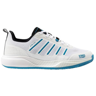 K-Swiss Men's Ultra Court Padel Shoe (White/Black/Blue Moon) 