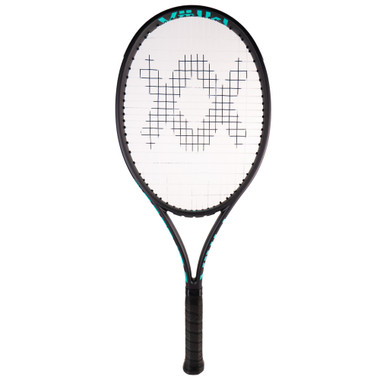 VOLKL TEAM SPEED Black/Turquoise | Tennis Racquet | Featuring Vibration Control Handle System | 265g or 9.4oz | GRIP SIZES: 0-5