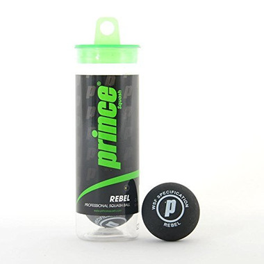 Prince Rebel Single Yellow Dot, 3 Ball Tube