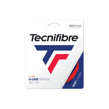 Tecnifibre X-One Biphase 17G Red Tennis String (Set)