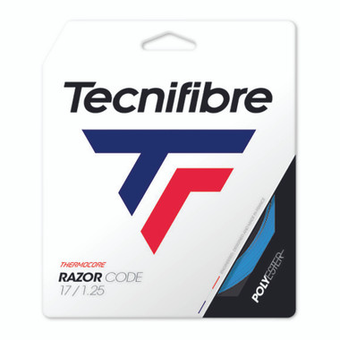 Tecnifibre Razor Code 17G Blue Tennis String (Set)