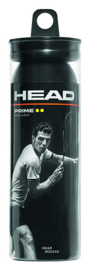 HEAD Prime Squash Balls, 3-Ball Tube