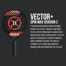 Xenon Vector+ Spin Max Version 2 Platform Tennis Paddle