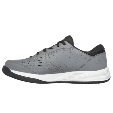 Skechers Men's Viper Court Smash (Grey/Lime)