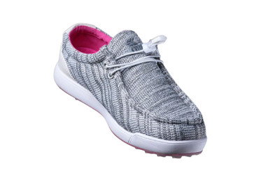 SKONI Men's Golf Shoe (Gray/Pink)