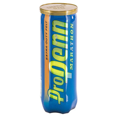 Pro Penn Marathon Tennis Balls - Extra Duty Felt Pressurized Tennis Balls - 1 Can, 3 Balls