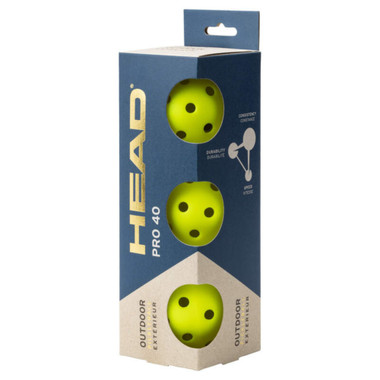 HEAD Pro 40 Outdoor Pickleballs