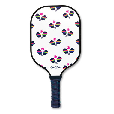Ame & Lulu Drop Shot Pickleball Paddle (Rainbow Paddles)