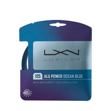 Luxilon 125 ALU Power Tennis String Set (Ocean Blue)
