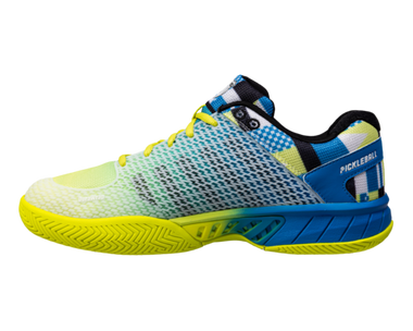 K-Swiss Men's Express Light Pickleball Shoe (Brilliant Blue/Optic Yellow)