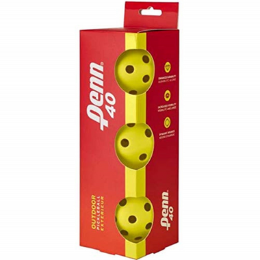 Penn Head 40 Outdoor Pickleball Balls