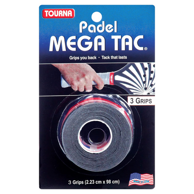 Tourna Padel Mega Tac 3 Pack Black