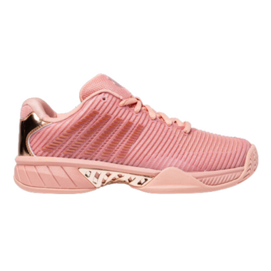 K-Swiss/Lucky In Love Women's Hypercourt Express 2 Tennis Shoe (Mellrose/Rose Gold)