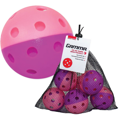 GAMMA Two-Tone Indoor Training Pickleballs
