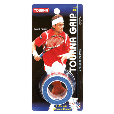 Tourna Grip Original XL Overgrip (Blue, 1 Grip)